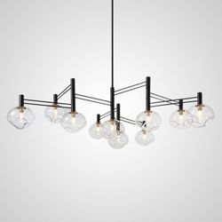 Люстра на штанге TEMPER L10 Black