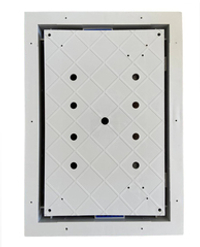 Люк ревизионный под покрытие на петлях 350х250 мм, дверка 290х190 мм