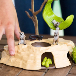 Schleich Дикая жизнь - Встреча с сурикатами 42595 / артикул   42595  / GTIN 4059433573434
