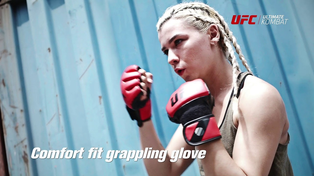 UFC Перчатки MMA для грэпплинга 5 унций чёрные L/XL