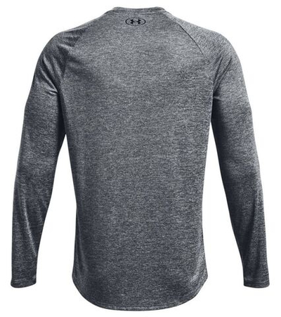 Мужская теннисная футболка теннисная Under Armour Men's UA Tech Long Sleeve - pitch gray/black