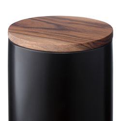 Банка для хранения керамическая, 750 мл, черная