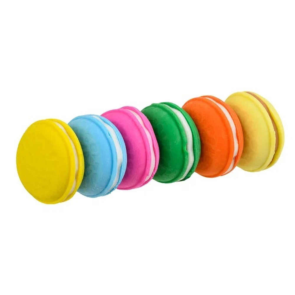 Ластик Basir, фигурный, серия "Макарунс", цветной корпус, разборный, в пластиковой упаковке