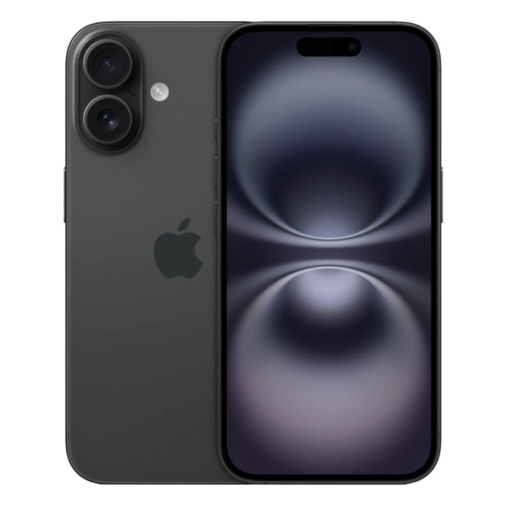 Смартфон Apple iPhone 16, 256 GB, Black (черный), nanoSIM+eSIM