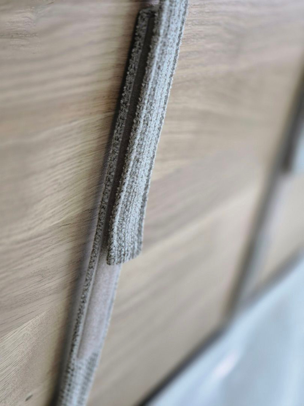 Набор подушек для изголовья кровати 35x52 см, 2 шт, серый шенилл