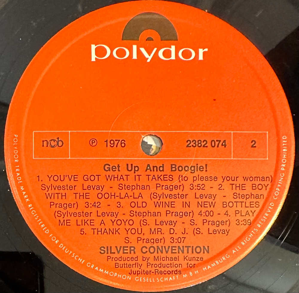 Silver Convention - Get Up And Boogie! (Скандинавия 1976г.)
