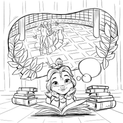 Hachette раскраска по номерам Grand carré Adorables Petites Poupées