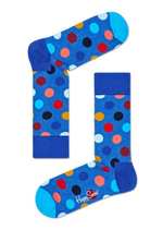 Синие носки унисекс в горох Big Dot Sock (Размер: 25) (Цвет: синий)