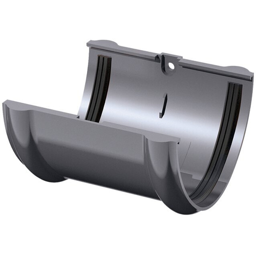 ВЕРАТ соединитель-4 желоба СЕРЫЙ