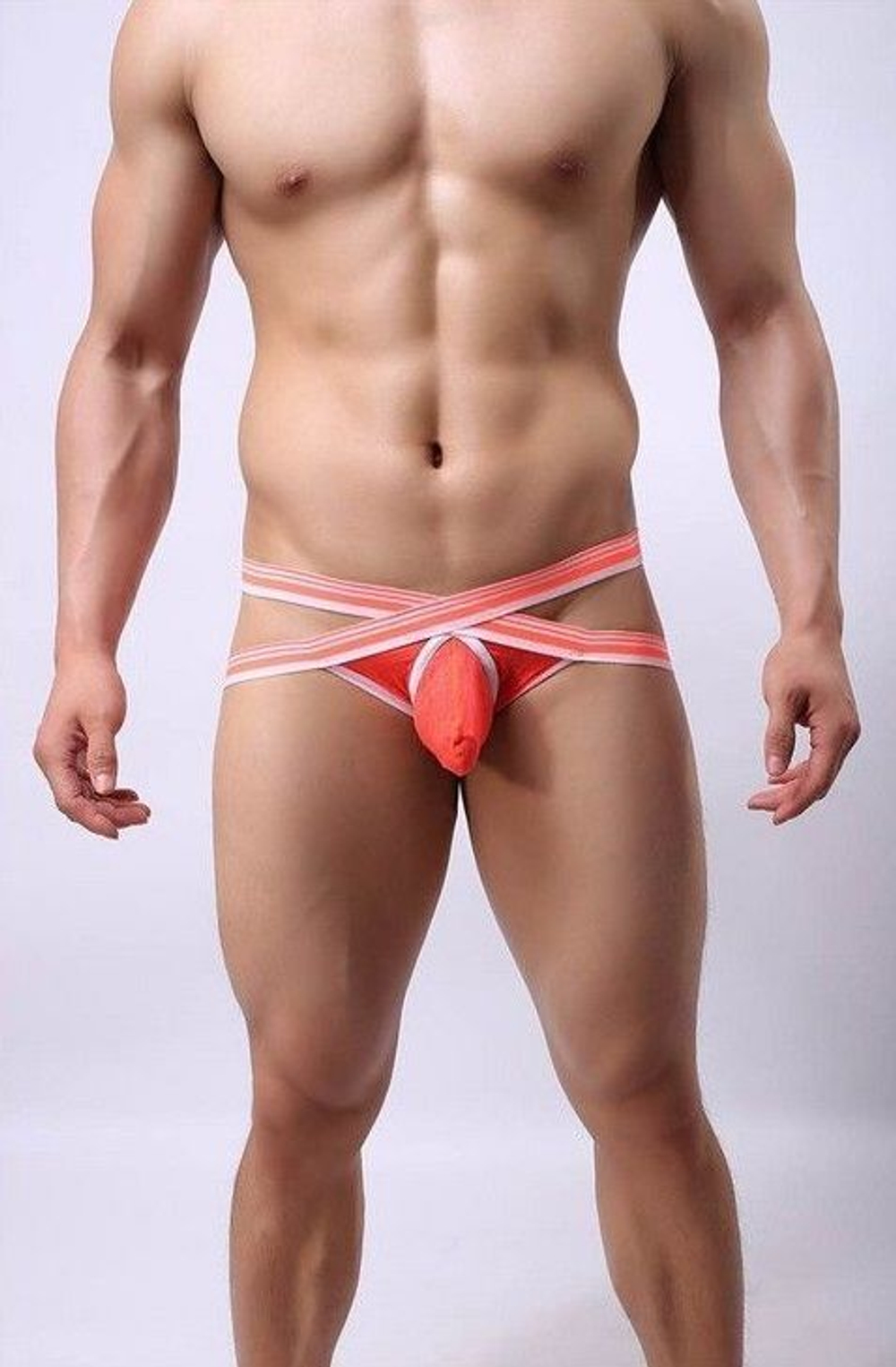 Мужские трусы-джоки Cockon X Lace Jock (Размер: XL) (Цвет: розовый)