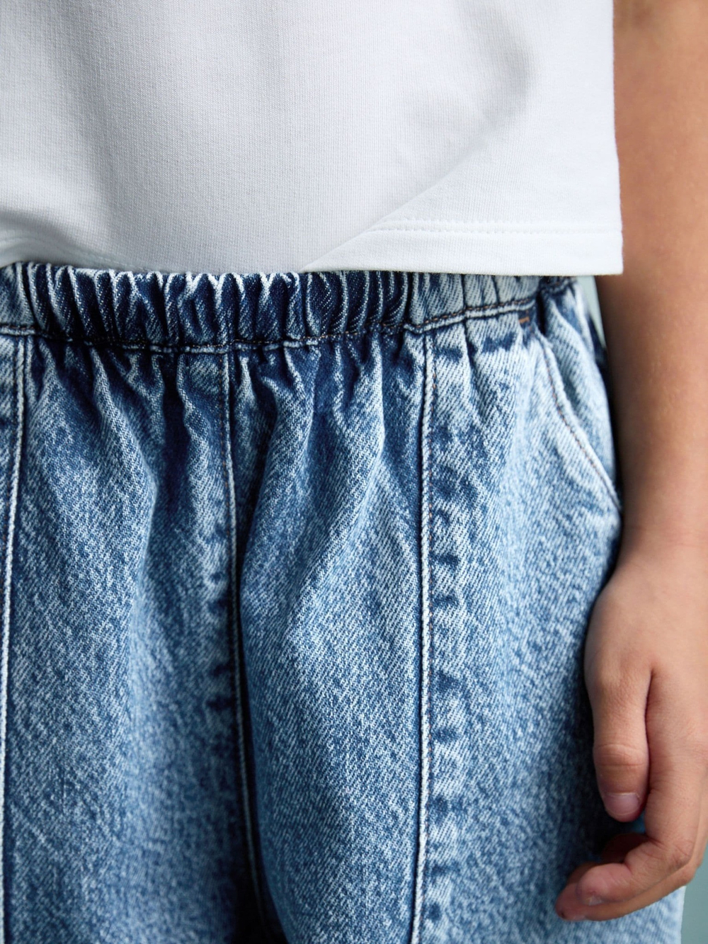 Джинсы для девочки Next E41-666, Синий