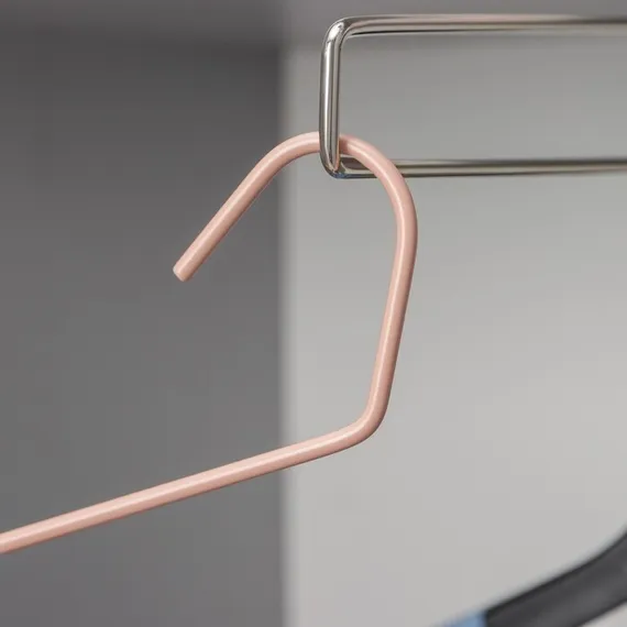 Вешалка для брюк и юбок SAVANNA Wood, 2 перекладины, 36×21,5×1,1 см, цвет розовый