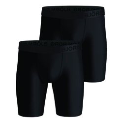 Björn Borg Long Leg Boxer Shorts 2 Pack Men - Black