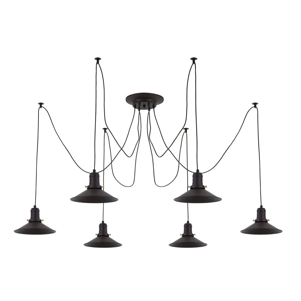 Citilux Эдисон CL451062 Люстра паук Венге