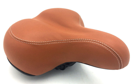 Седло комфортное с замком 255х215мм пружины закрытого типа,570гр коричневое HORST