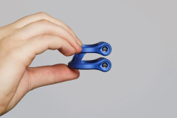 Зажим Ethic sylphe double clamp 31.8 blue