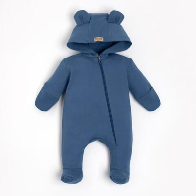 Комбинезон детский, цвет синий, р. 74-80 9308445 (MINAKU)