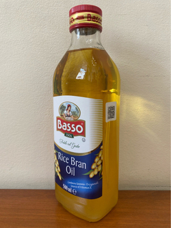 Масло рисовое рафинированное BASSO, 500 мл, Италия