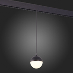 ST358.433.07 Магнитный трековый светильник подвесной Черный LED 1*7W 3000K 520Lm Ra&gt;80 120° IP20 D90 SKYLINE 48