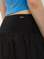 Юбка Black Puff Mini With Ruching At The Waistband