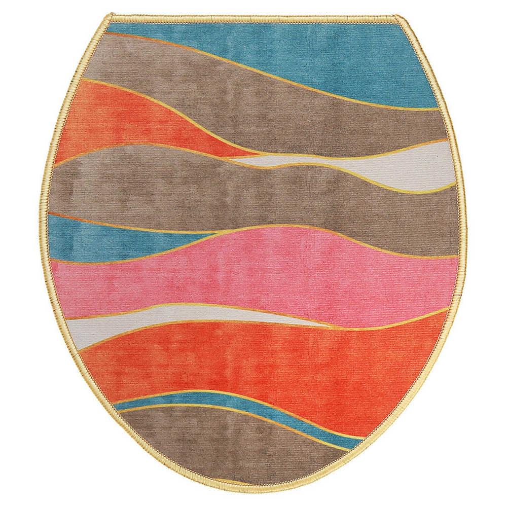 Комплект ковриков "Анталия", для ванной и туалета, антискользящие, 50 см x 80 см