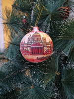 Шар стеклянный "Исакиевский собор",  ручная роспись