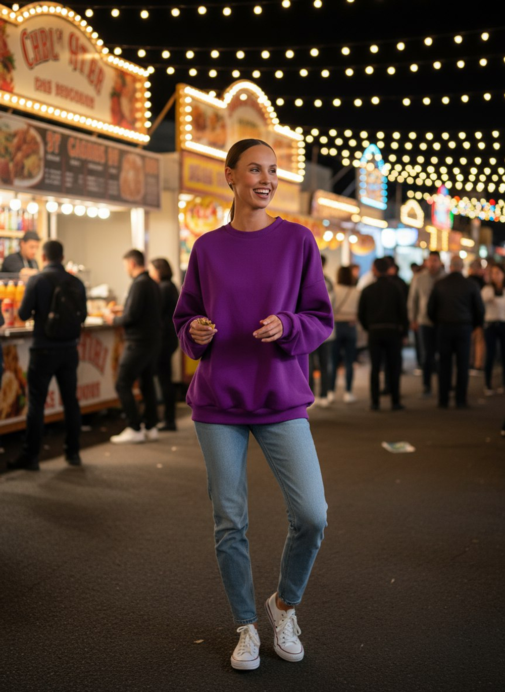 Свитшот женский оверсайз хлопок толстовка