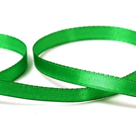Лента атласная 6 мм ( 1/4 ") , №019 зеленый