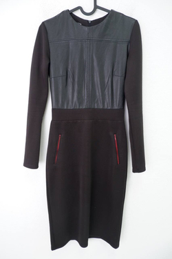 Платье комбинированное 40-42 размер