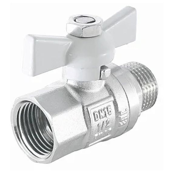 Кран шаровый STI 1/2 Н/В бабочка полнопроходной 15 купить в Москве и Московской области по низкой цене с доставкой по России — (4) Кран шаровый STI 1/2 Н/В бабочка полнопроходной 15 — (4)