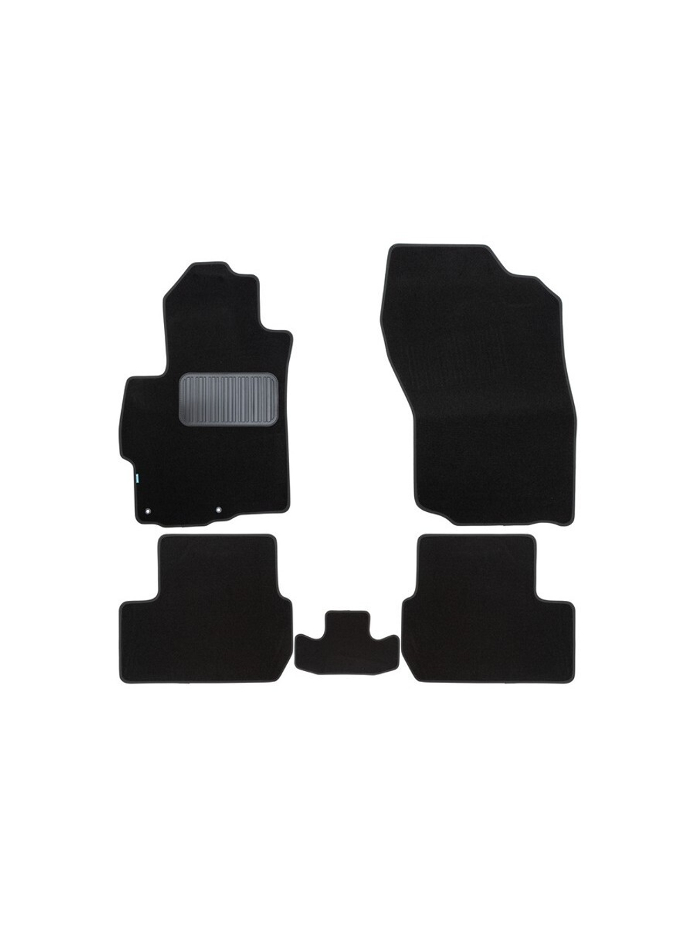 Коврики в салон для MITSUBISHI Lancer X 2007-2010, 2011-2015, 2015-2017, седан, 5 шт. (текстиль) KLEVER03352722110KH