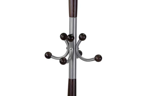 Вешалка напольная Д 1 металлик/ венге