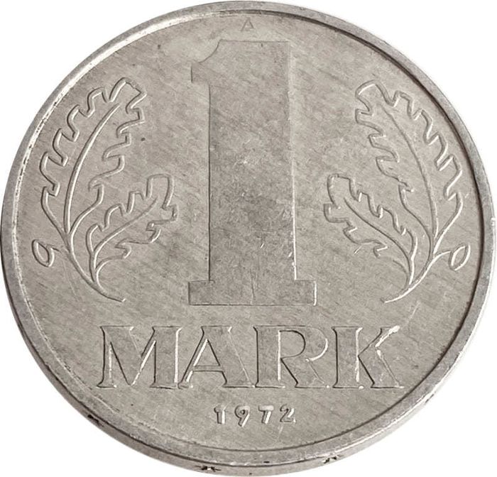 1 марка 1972 Германия (ГДР)