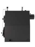 Твердотопливный котел длительного горения ДИВО-65 на 65 кВт. Помещение до 1755 куб.м. Вид сбоку