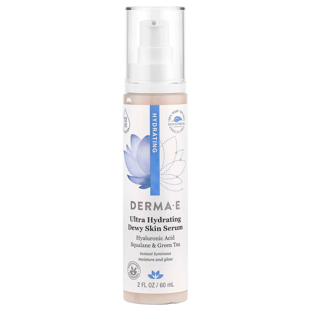 DERMA E, Ультраувлажняющая сыворотка для сухой кожи, 60 мл (2 жидк. унц.)