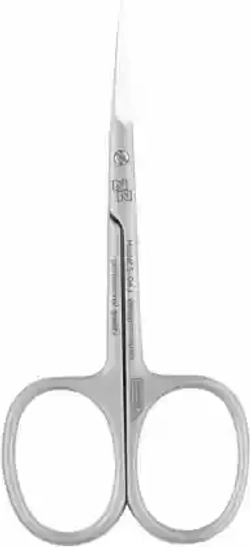 Ножницы Nippon Nippers S-04J для кутикулы загнутый кончик (крючок) длина 99мм матовые