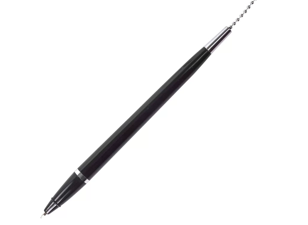 Ручка шариковая Brauberg Стенд-Пен Блэк1 140889, синяя, 1 мм, 1 шт.