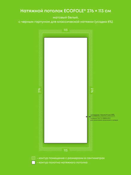Натяжные потолки 3.1 м2, 1 м2, 1.8 м2