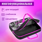 Папка на молнии с ручками BRAUBERG А4 1 отделение полиэстер 80 мм "Anime movie" (2 штуки в упаковке)