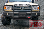 Бампер передний Toyota Land Cruiser 76/78/79 2007+ c доп. фарами и защитной дугой, под штатную лебедку РИФ