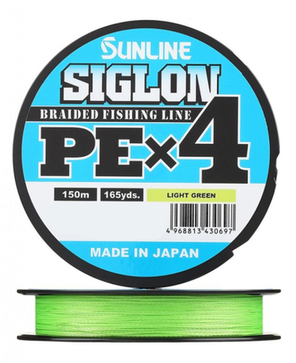 Плетенка Sunline Siglon PE X4, Light Green (150м)