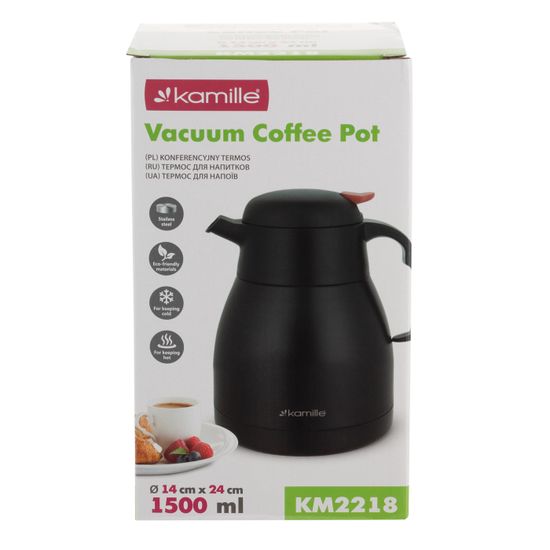 Термос конференция 1500 мл. Kamille KM 2218 из нержавеющей стали