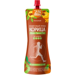 Крафтовый Пунш КОРИЦА «Яблоко + Пряный Чай» 250 мл 28SEEDS — вид спереди упаковки