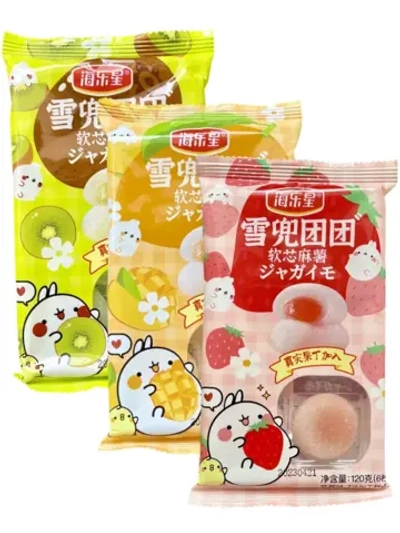 Моти ассорти вкусов Киви, Манго, Клубника 120 г * 3 шт