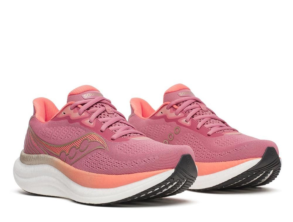 Кроссовки для бега женские Saucony Triumph 23 W Пурпурно-оранжевые