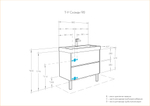 Тумба под раковину AQUATON Сканди 90