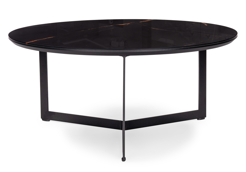 Журнальный стол Woodville Роб D-700 обсидиан, черный