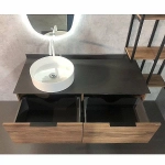 Тумба с раковиной Comforty Порто 00-00000828 120 дуб тёмно-коричневый