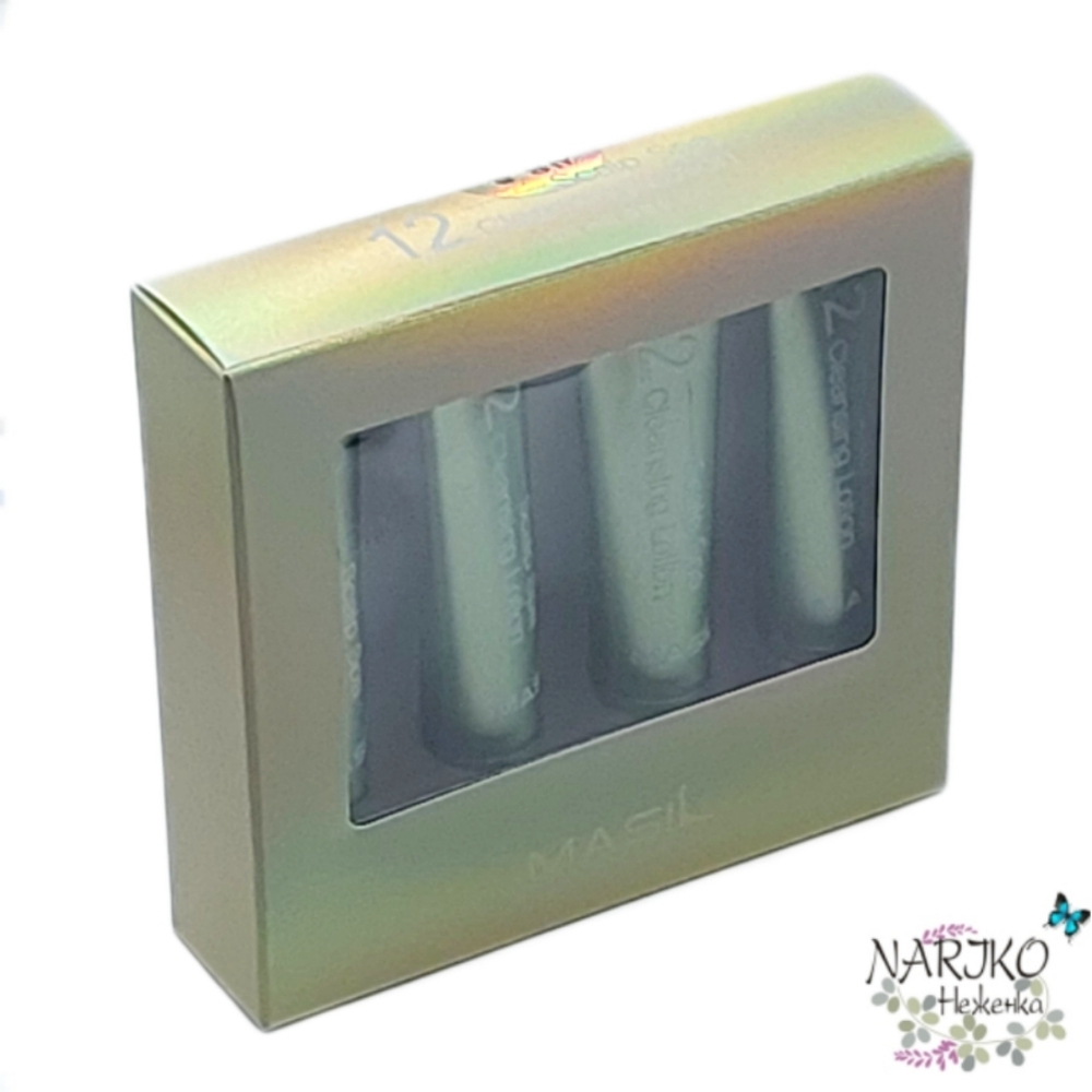 Очищающий лосьон- пилинг для кожи головы MASIL 12 Scalp Spa Cleansing Lotion, 4 шт. по 15 мл.