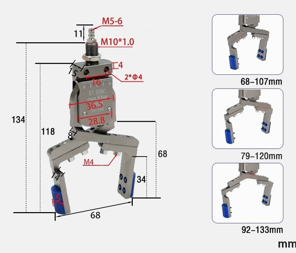 Kt-dhnc-35-130# internal support